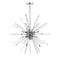 Z-Lite Burst 10 Light Chandelier, Chrome & Clear 4003-10CH - alternate 5